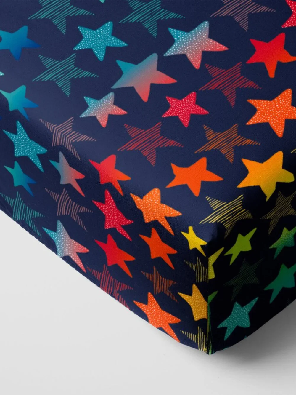 NWT Little Sleepies Shades of Stars Fitted Crib Sheet - Size: Standard Crib